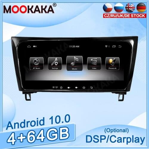 Android10.0 For Nissan X-Trail 2012-2014 Car GPS Navigation Auto Radio Stereo Video Multimedia Player Carplay HeadUnit Tesla