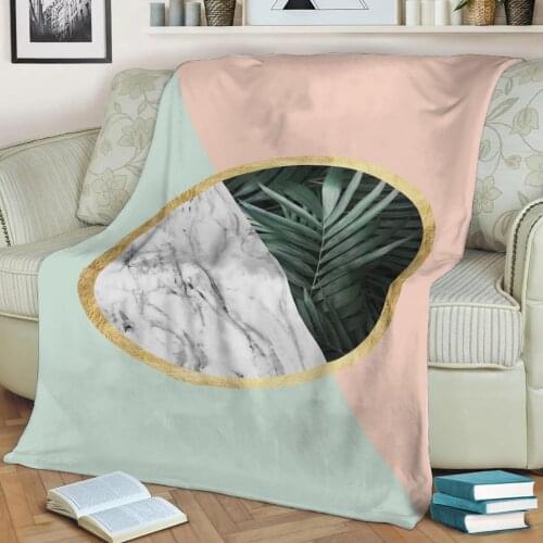 Fox Geometric 3D Printed Velvet Plush Throw Fleece Blanket Bedspread Sherpa Blanket Home Decora