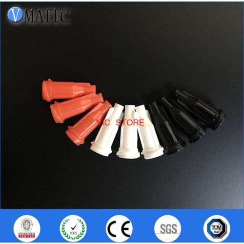 Free Shipping 1000Pcs American Type Glue Dispensing Syringe Barrel Tip Cap Stopper