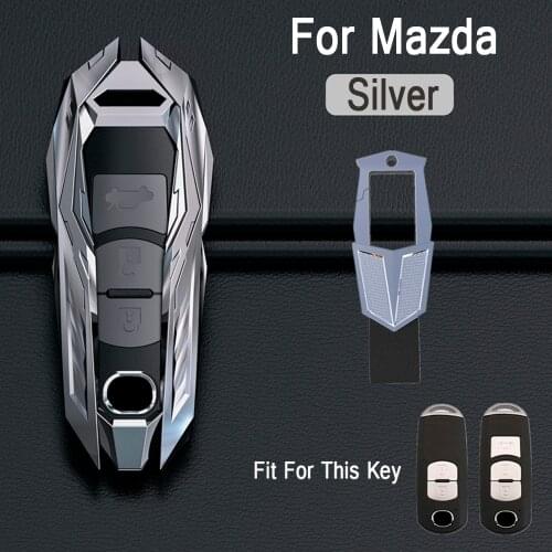 Key Holder For Mazda Cx5 Zinc Alloy Car Key Cover Case For Mazda 2 CX-5 Atenza CX-7 CX-9 CX-3 CX-4 CX-8 MX5 Key Car Accessories