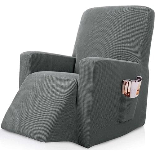 Stretch Elastic Recliner Sofa Cover Non-slip Removable And Washable Electric Armchair Cover Recliner Chair slipcover