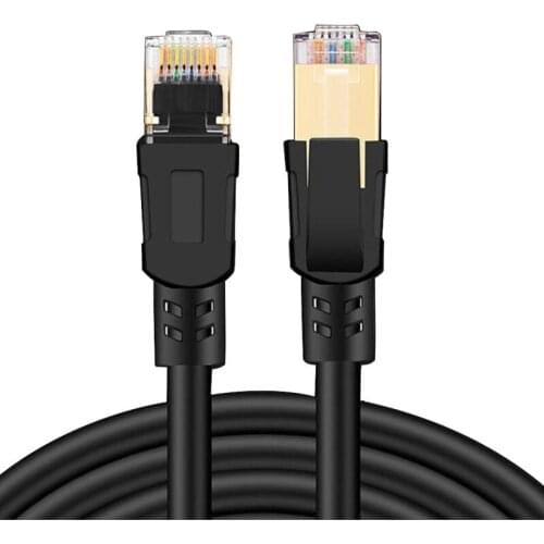 Cat8 Ethernet Cable RJ45Network 25/40Gbps 2000MHz High Speed Cat8 LAN Network RJ45 Cable for Router, Modem, Game(1.5M)