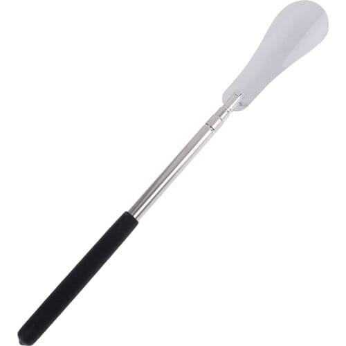 Metal Shoehorn Professional Stainless Steel Adjustable Handle Shoe Horn