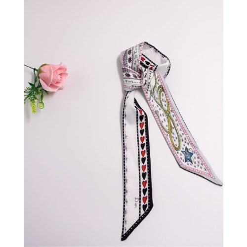 Multifunctional Scarf Women Bow Hair Ties Scarf Geometry Letters Animal Hair Bands for Girls Bow Hair Ribbons Headscarf Headwear