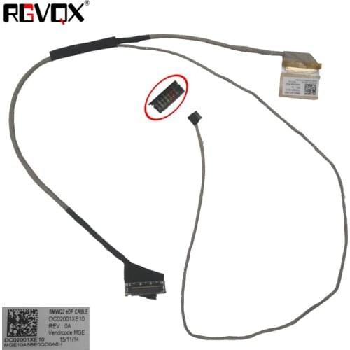 New LCD LED Video Flex Cable For Lenovo 300-15 300-15ISK 300-15IBR 30Pin PN: BMWQ2 DC02001XE10 Repair Notebook LCD LVDS CABLE