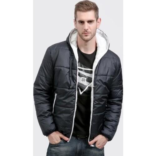 Men Casual Hooded Parka Nice Winter Mens Women Couple Cotton Slim Fit Coat Thick Warm Hommes Parka Hooded Outwear