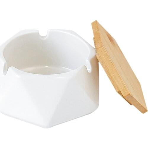 Ashtrays Gift for Boyfriend Creative Ashtray Desk Home Accessories Ash Tray Ashtray with Lid Ceramic Ashtray