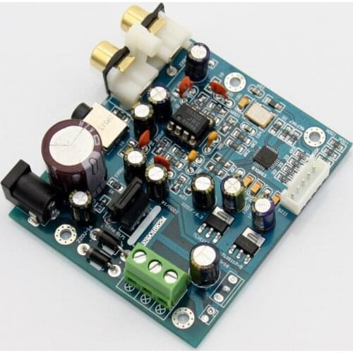 I2S input decoder board DC 9-25V (2 lines) / AC 7-18V (3 lines) ES9018K2M ES9018 JRC5532