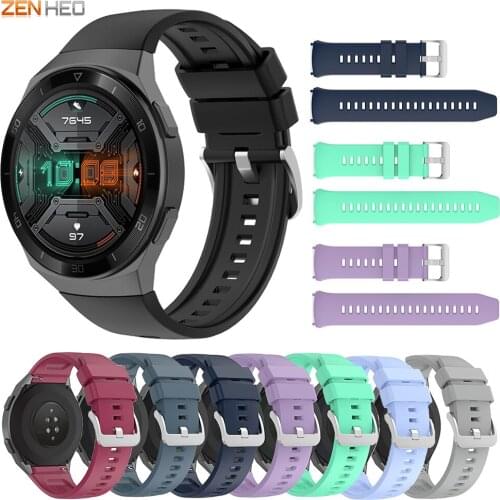 For Huawei Watch GT2e Silicone Band Strap Replacement 22mm Watchband For Huawei Watch GT 2e Smart Watch Band