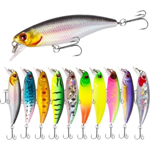 1Pcs Minnow Fishing Lures Wobblers 55mm 4.5g Slowly Sinking Bass Mini Hard Bait Crankbait Japan Pike Trout Fishing tackle