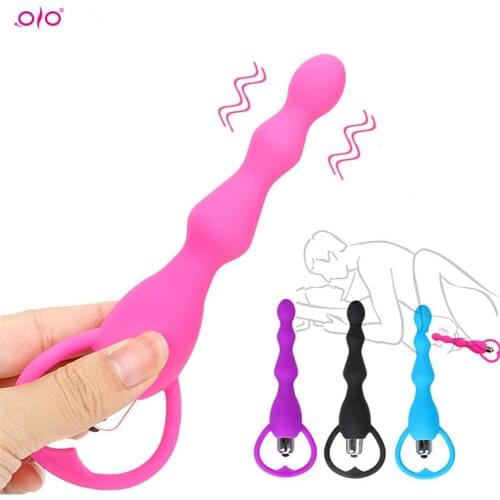 OLO Anal Plug With Suction Cup Butt Plug Large Dildo Anus Backyards Masturbation Prostate Massager Adult Sex Toys For Woman Men