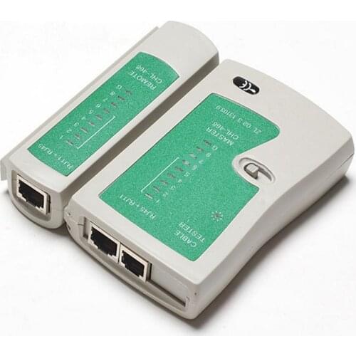 1 Piece RJ45 RJ11Cat5 Cat6 LAN Cable Tester Handheld Network Cable Tester Wire Telephone Line Detector Tracker Tool kit