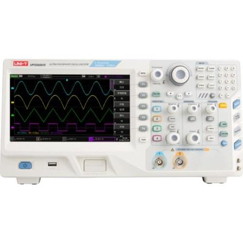 UNI-T UPO3102CS/UPO3104CS/UPO3202CS/UPO3204CS Digital Phosphor Oscilloscope 2/4 Analog Channels 2.5GS/s 200000wfms/s