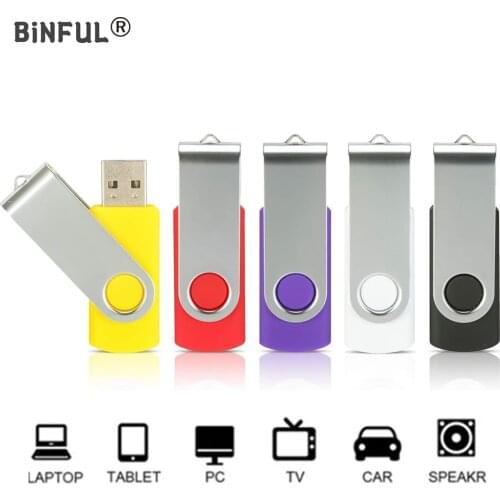 BiNFUL Hot Sale Pen Drive 360°Rotate High Speed Usb Flash Drive micro Usb Stick 2GB 4GB 8GB 16GB 32GB 64GB 128GB 256GB Pendrive