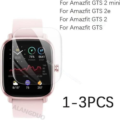 For Amazfit GTS 2 Mini gts 2e bip Screen Protector Soft TPU Clear Protective Film For Amazfit Bip GTS gts2 Protection Not Glass