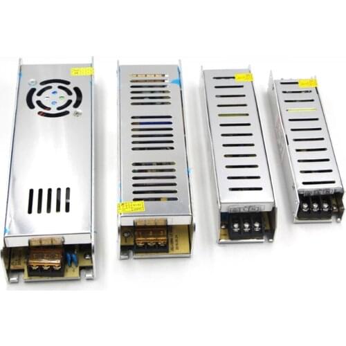 Iron shell LED Power Adapter AC 110V 220V to DC 12V 24V Power Supply 3A 5A 10A 15A 30A Switch Driver Lighting Transformer