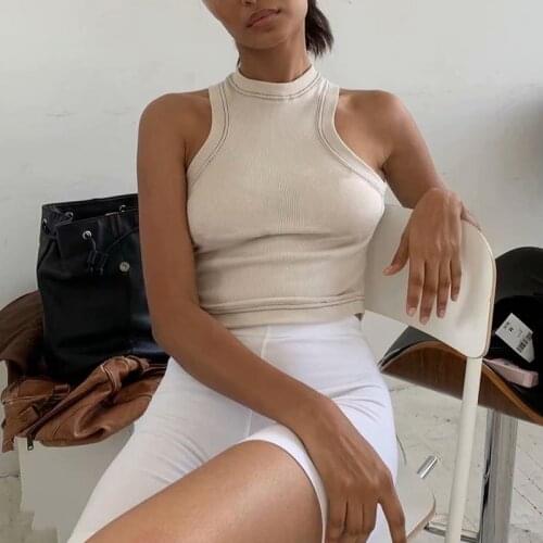 Summer 2020 white crop top women sexy crop tank top black vintage punk kawaii tops for women sleeveless tops ladies