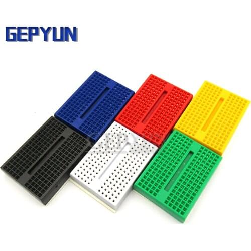 1PCS SYB-170 SYB170 Solderless Prototype Fdkjgecf Breadboard 170 Tie-points PCB Test Board Red Yellow Black Blue Green White