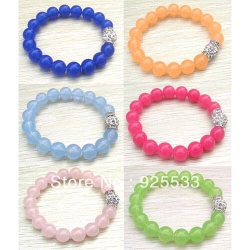 Free shipping 120pcs/per lot women & kids mix color candy acrylic beads beading adjustable bracelet fashion cheap jewelry