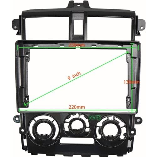 9 INCH Car Audio Frame GPS Navigation Fascia Panel Car dvd Plastic Frame Fascia is suitable for MITSUBISHI COLT PLUS 2007-2012