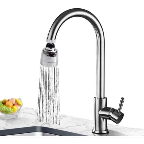 360 Rotatable Bent Water Saving Tap Aerator Diffuser Faucet Nozzle Filter Water Filter Swivel Head Kitchen Faucet Bubbler