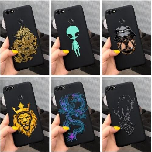 For Huawei Honor 7C Case Cute Silicone Soft Slim Fundas For Honor 7C 7 C Honor7C Phone Cases 5.99'' Back Cover Full Bumper Coque