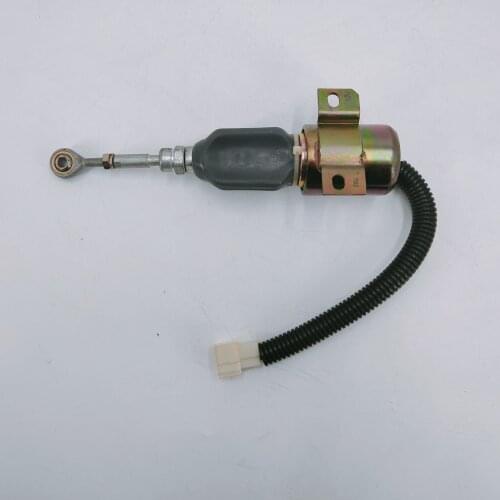 For excavator accessories Yuchai YC 50 60 85 135-8 flameout solenoid valve switch oil stop valve oil stop valve