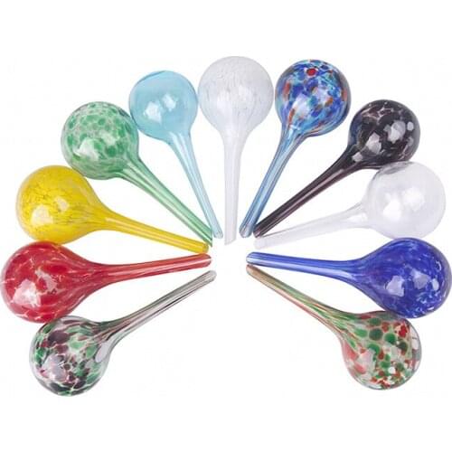 Home green potted plants Automatic ball watering device Flower water seepage tool Color drip irrigation equipment 6*15cm