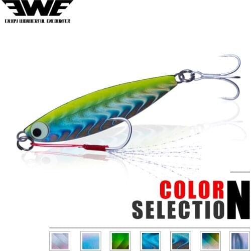 EWE BAOANTIEBAN Jigbait 7g 10g 15g 20g Metal Jigging Lure Fishing Lures Artificial Bait Jigging Lure for Light Game