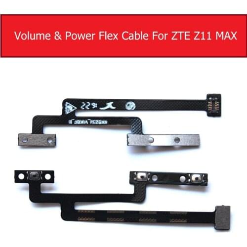 ON / OFF Power & Volume Flex Cable For ZTE Nubia Z11 MAX NX523J Volume Control Button & Power Side Key Switch Repair Replacement