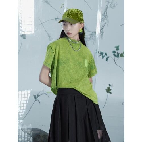 IRINACH379 Spring Summer 2021 Original Design New Arrivals T Shirt O Neck Short Sleeves Tees Women