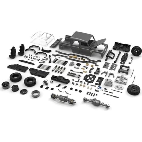 Capo CUB1 1:18 4WD Electric RC Simulation Off-road Vehicle Crawler Pickup Truck Model with Lock and High Low Gears KIT