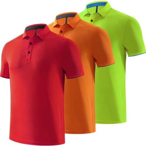 Summer Outdoor Mens and Womens Golf Wear Quick-Drying Lapel Polo Shirt Short Sleeve Casual Sports Polyester Golf Clothing