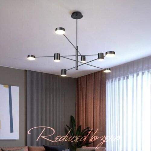 Nordic chandelier lighting living room modern minimalist atmosphere home living room lamp bedroom study lamp light fixtures