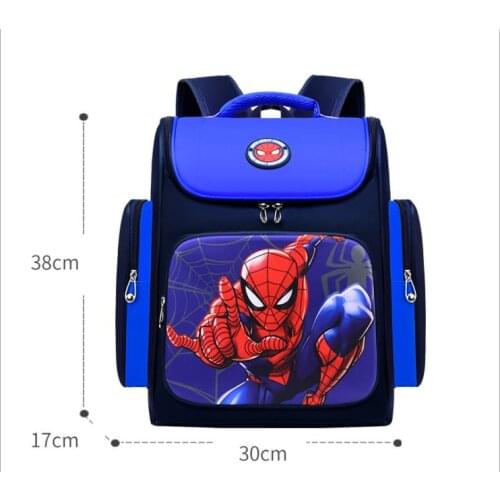 Disney Frozen 3D Orthopedic Schoolbag Girl Backpacks Satchel Kids Boys SpiderMan Children School Bags Knapsack Mochila Escolar