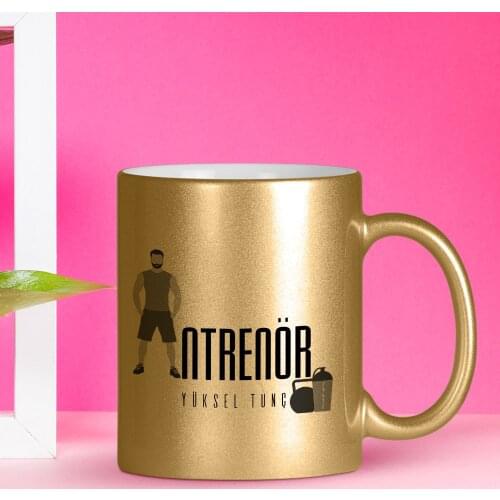 Personalized Professional Coach Gold Gilded Mug Cup-2