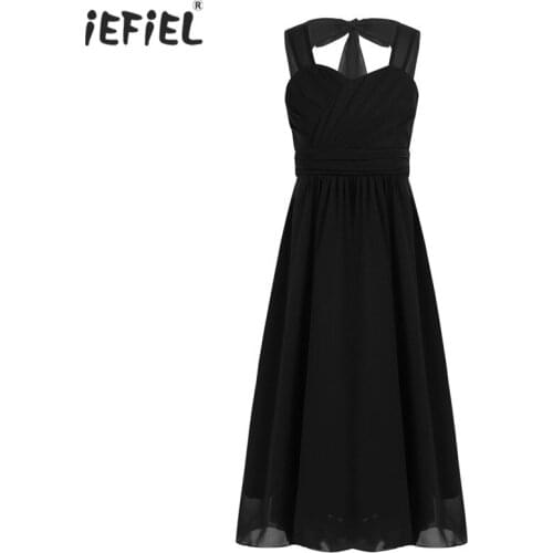 Hot Sale 2018 Chiffon Long Sleeves Flower Girl Dress For Weddings First Communion Dresses For Girls Pageant Stylish Party Dress