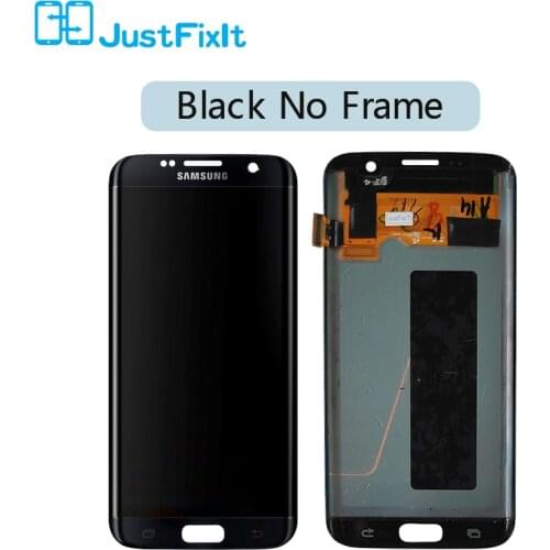 S7Edge G935T For Samsung Galaxy S7Edge G935T Burn-in Lcd Display Touch Screen Digitizer 5.5'' Super AMOLED With Frame