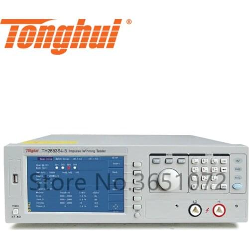 TH2883S4-5 Impulse Winding Tester 4 Channels Can Measure Minimum 10mH Inductance Value, 100-5000V Impulse Voltage Output