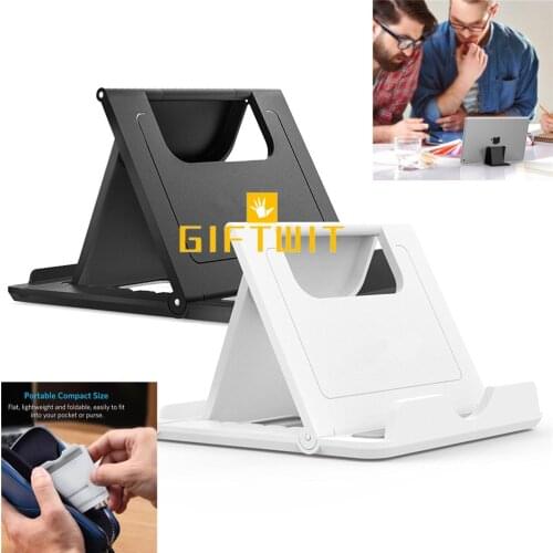 Universal Multi-Angle View Foldable Desk Adjustable Socket Phone Stand Tablets Holder For Cellphone Tablet