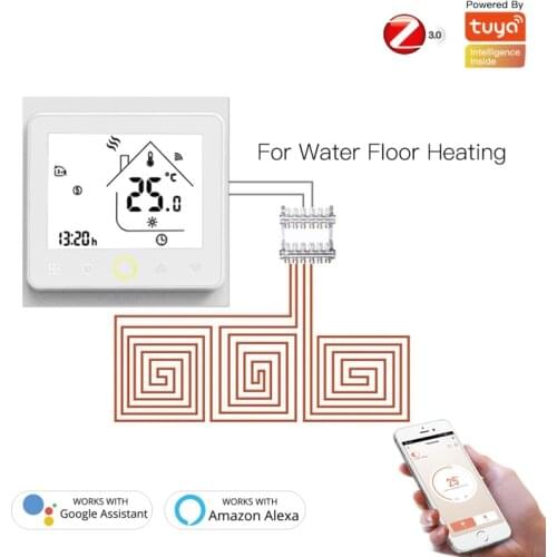 WiFi ZigBee Thermostat Temperature Controller Water Electric Warm Floor Heating Water Gas Boiler Works with Google Home Tuya