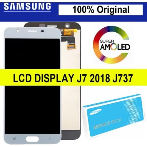 100% Original For Samsung Galaxy J7 2018 J737 LCD J737A J737P J737V J737T LCD Display Touch Screen Digitizer Replacement Parts