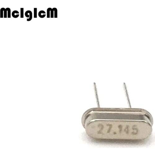 20pcs hc-49s 27.145MHz 20ppm 20pF quartz resonator