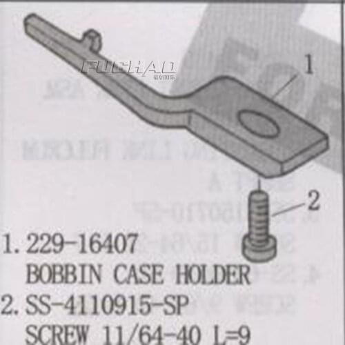 229-16407 Bobbin Case Holder HOOK FINGER Sewing Machine Parts
