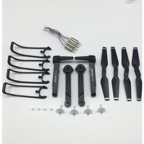 E99pro S70pro Rc Drone Accessories Motors Engines Quadcopter Arm Propeller Blades Guard Gear Parts