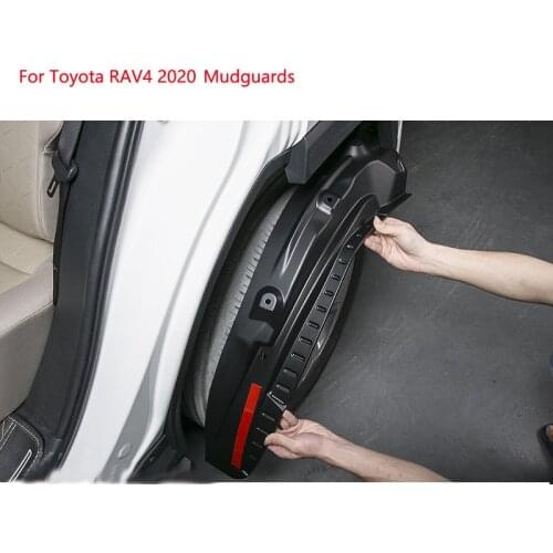 For RAV4 Fender Car Mudguard Refit Rear Tire Fender Special Decoration For Toyota RAV4 2020 Rear wheel fender Car Accessories