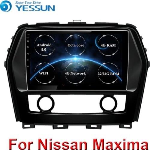 10.1" Android 9 Octa Core 4G RAM Car Multimedia Player For Nissan Maxima 2015 2016 2017 2018 2019 GPS Radio Stereo