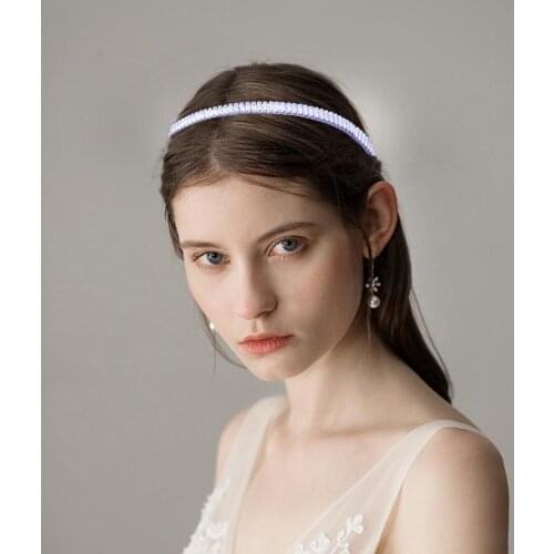 Shiny Rhinestone Fashion Lady Personality Head Hoop Hair Jewelry Sexy Bride Wedding Crystal Hairpin Headdress Gift Accessories