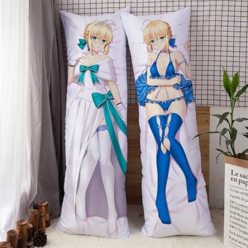 Fate stay night Saber Pillow Case Cosplay Kawaii Cartoon Prop Men Women Costume Accessories