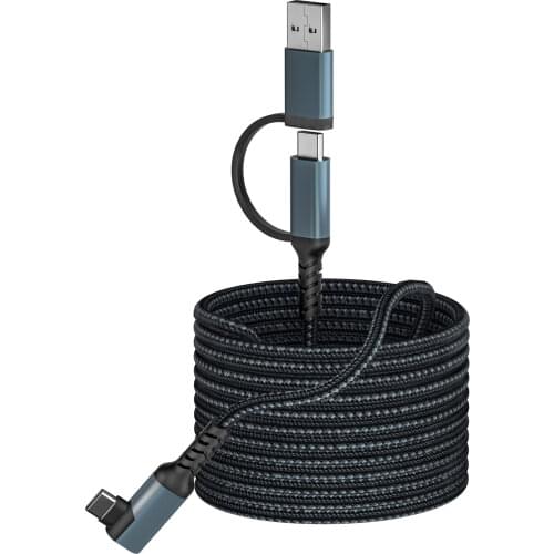 Original 3/5M Data Line For Oculus Quest 2 Link Headset 3.0 Type C Charging Cable Transfer To USB-A Cord VR Accessories